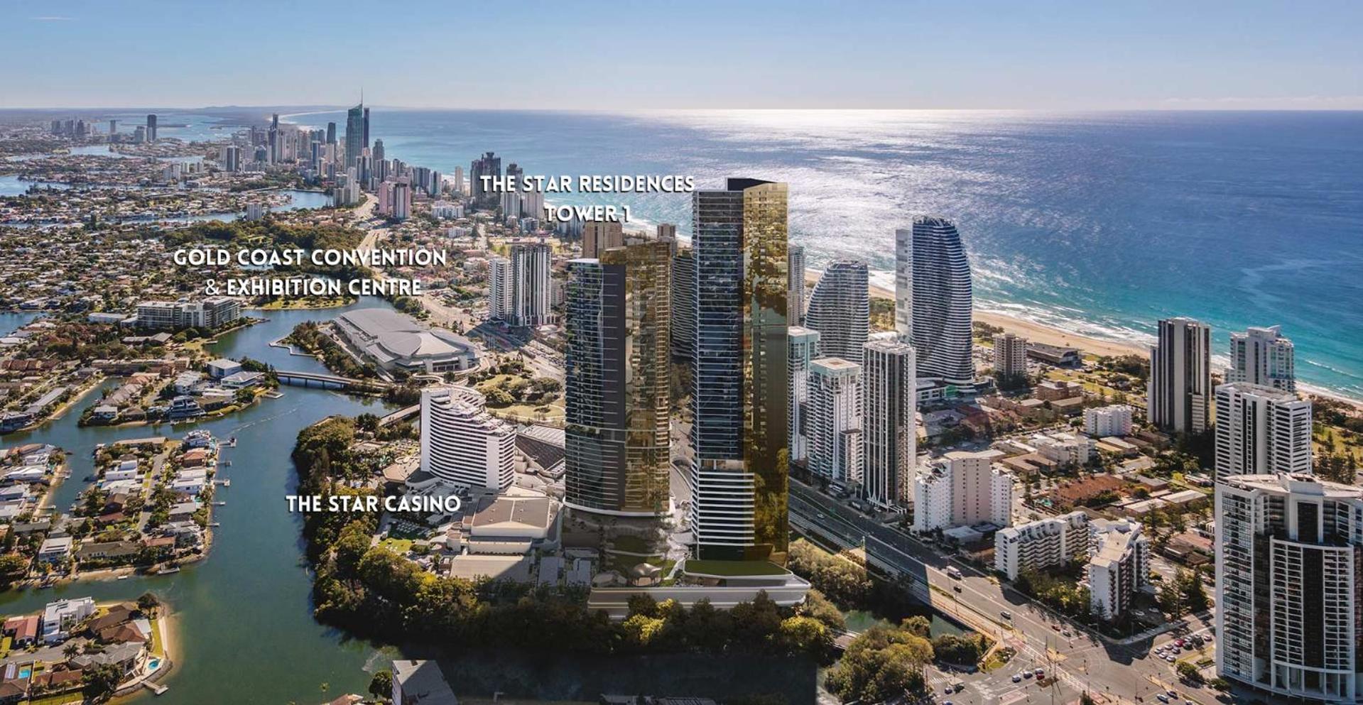 Casino Residences 1 & 2 Bedroom Apartments 黄金海岸 外观 照片